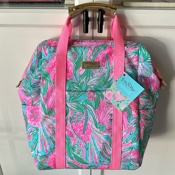 NWT Lilly Pulitzer Backpack Cooler ‘Coming In Hot’ - Picture 2 of 12